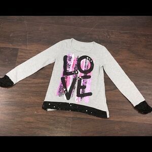 {Justice} "Love" Longsleeve shirt